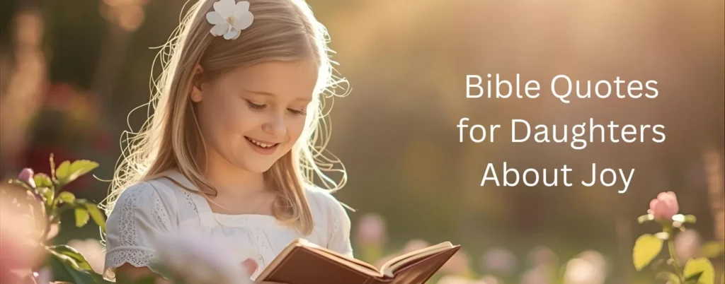 Bible Quotes for Daughters About Joy 