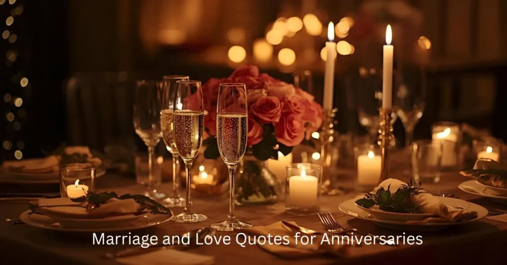Marriage and Love Quotes for Anniversaries 