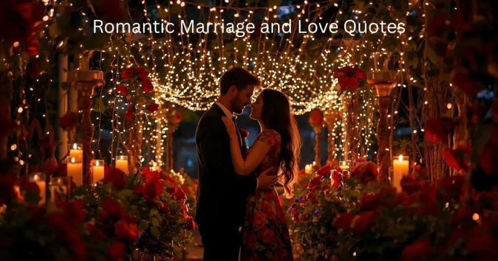 Romantic Marriage and Love Quotes