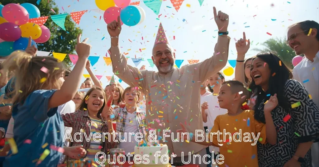 Adventure & Fun Birthday Quotes for Uncle