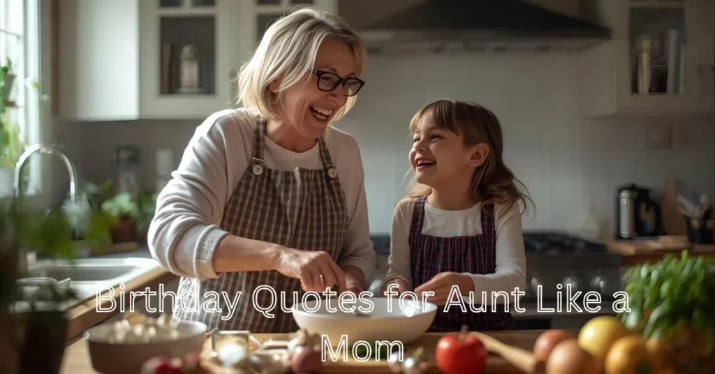 Birthday Quotes for Aunt Like a Mom