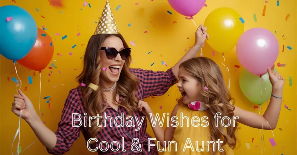 Birthday Wishes for Cool & Fun Aunt