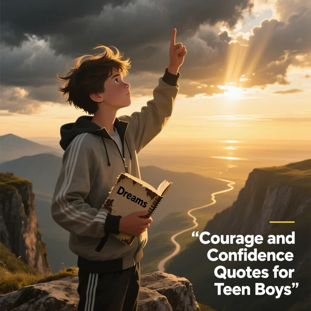 Courage and Confidence Quotes for Teen Boys