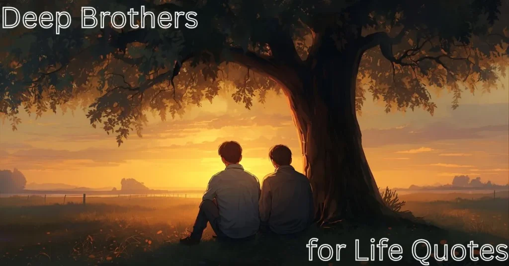 Deep Brothers for Life Quotes