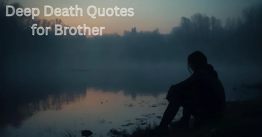 Deep Death Quotes for Brother