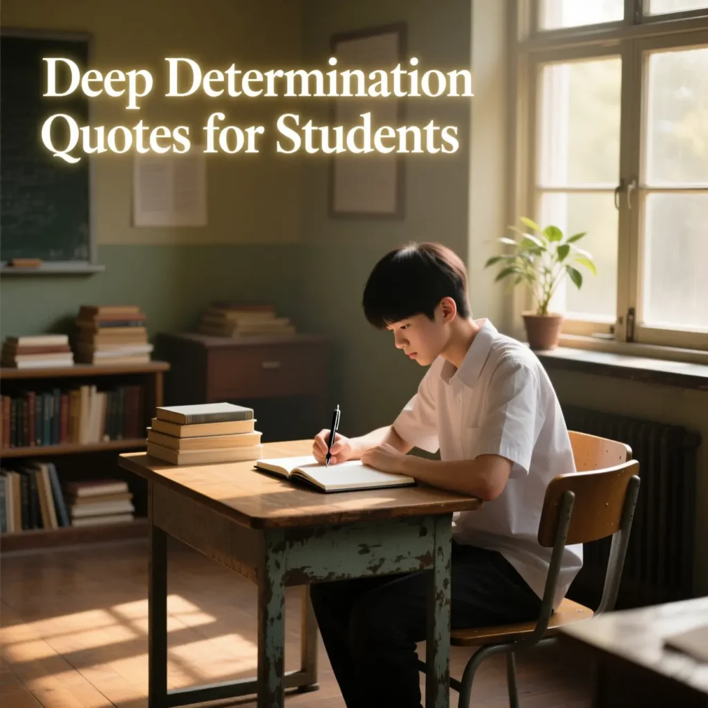 Deep Determination Quotes for Students 