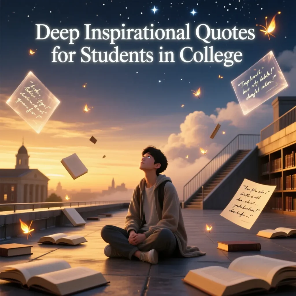 Deep Inspirational Quotes for Students in College