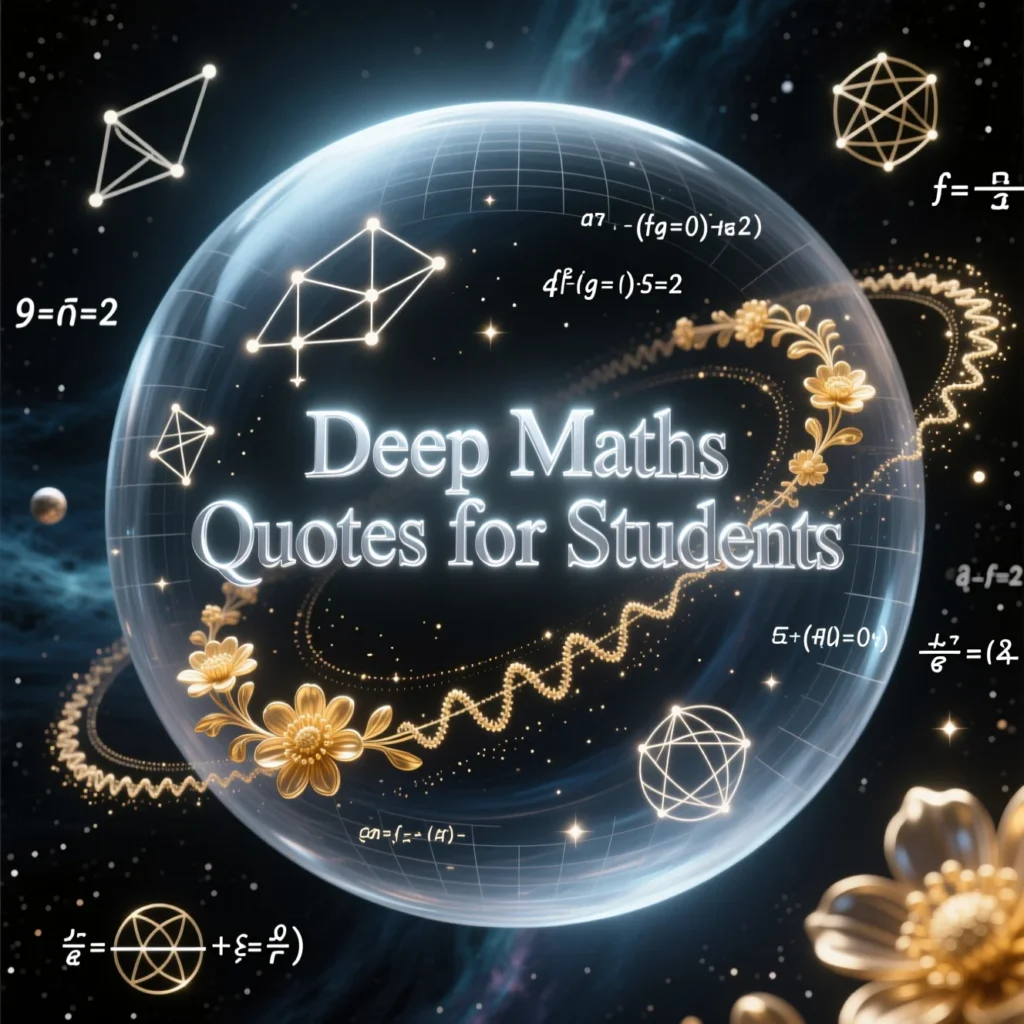 Deep Maths Quotes for Students 