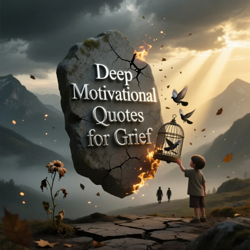 Deep Motivational Quotes for Grief 
