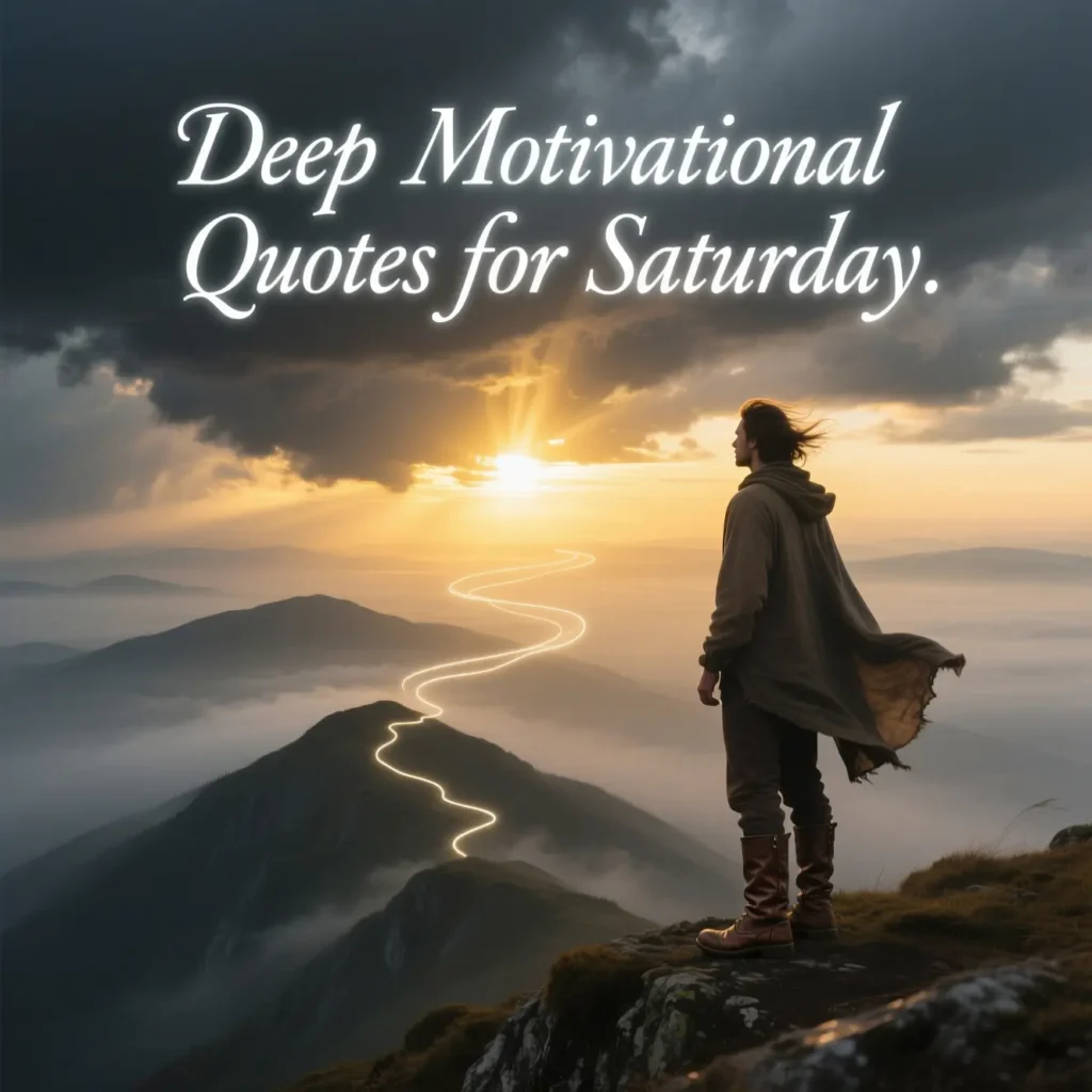 Deep Motivational Quotes for Saturday 