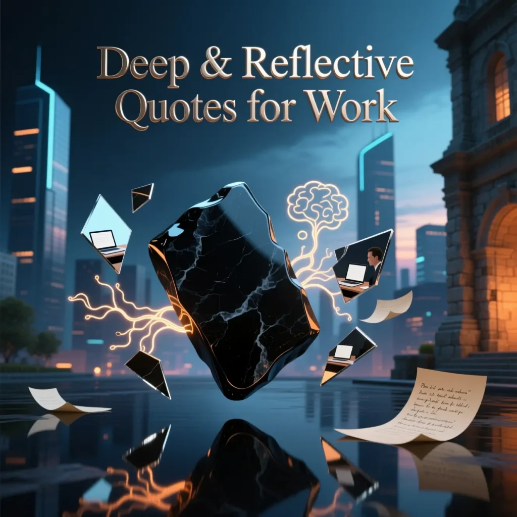 Deep & Reflective Quotes for Work 