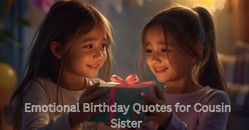 Emotional Birthday Quotes for Cousin Sister