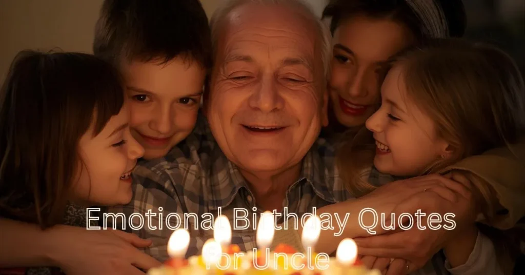 Emotional Birthday Quotes for Uncle