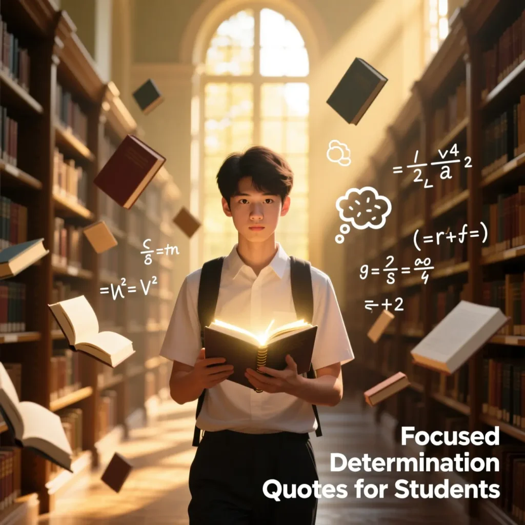 Focused Determination Quotes for Students 