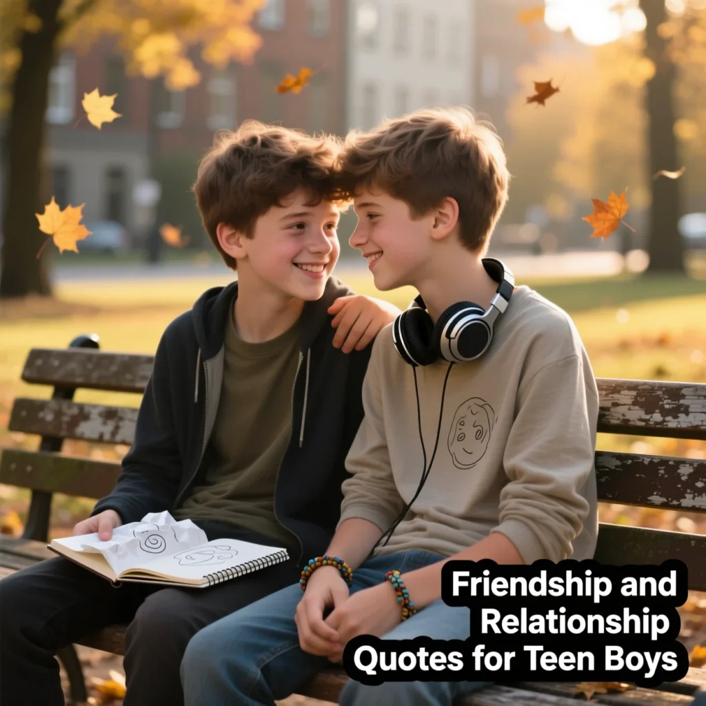 Friendship and Relationship Quotes for Teen Boys