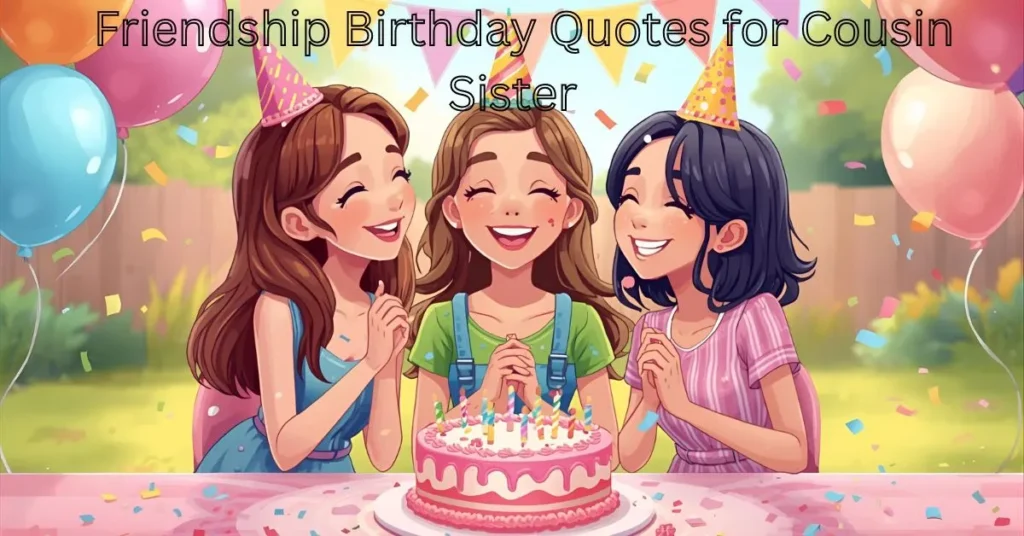 Friendship Birthday Quotes for Cousin Sister