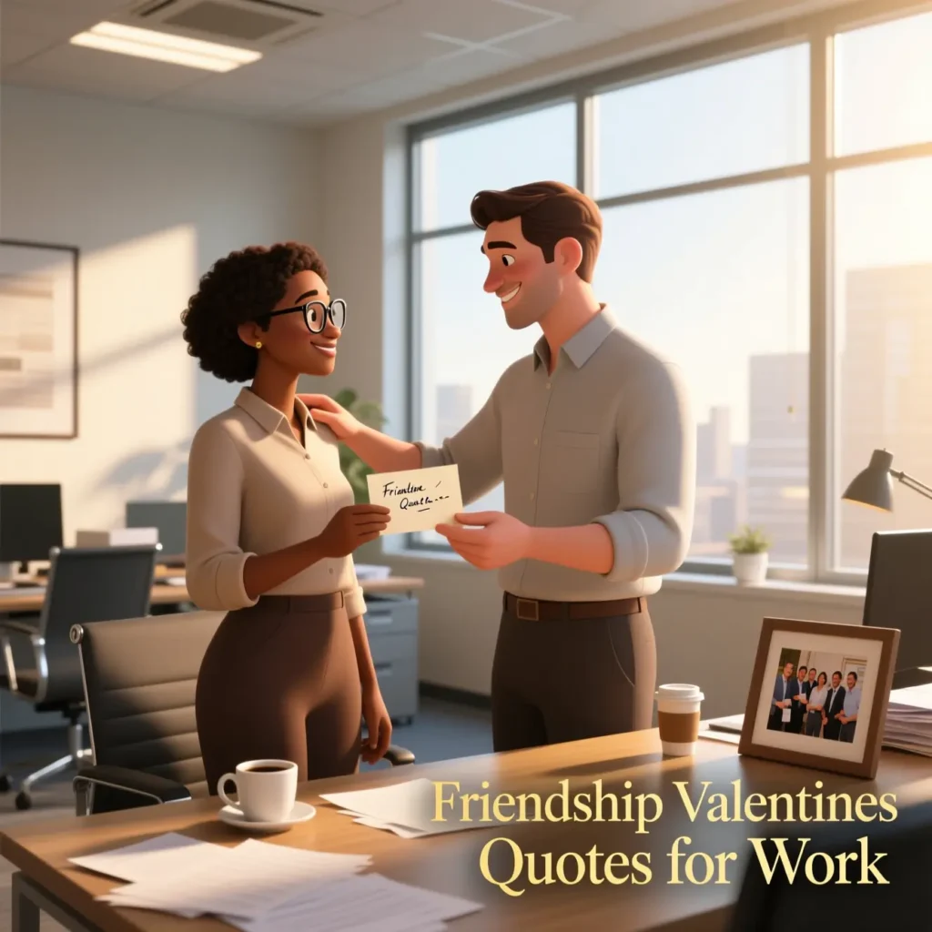 Friendship Valentines Quotes for Work