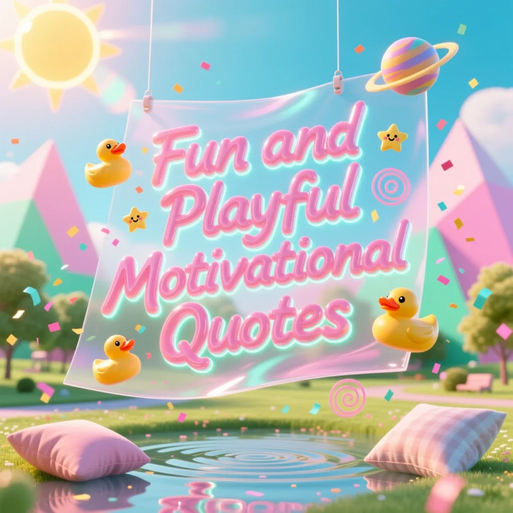 Fun and Playful Motivational Quotes
