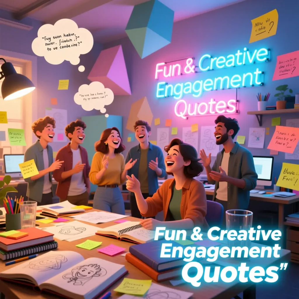 Fun & Creative Engagement Quotes