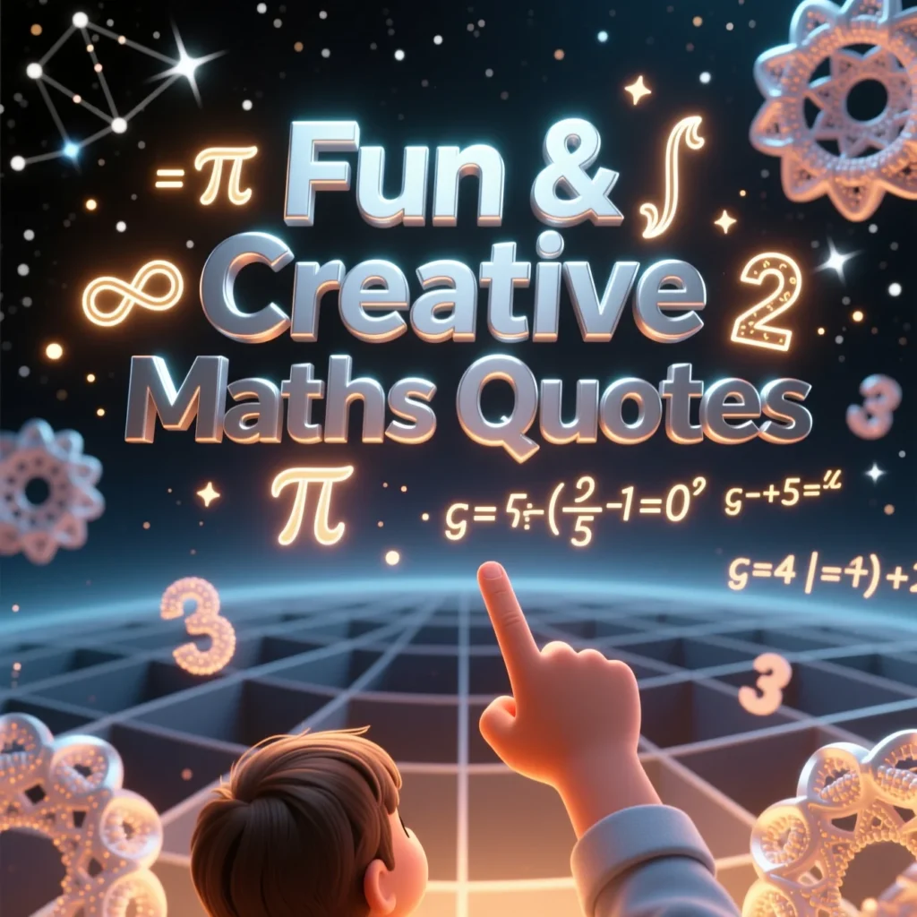 Fun & Creative Maths Quotes