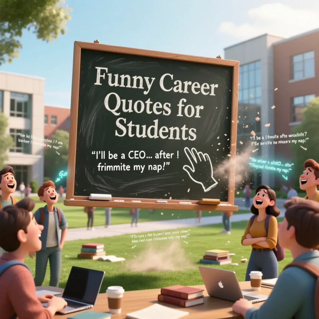Funny Career Quotes for Students