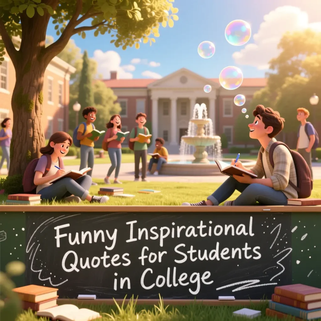  Funny Inspirational Quotes for Students in College