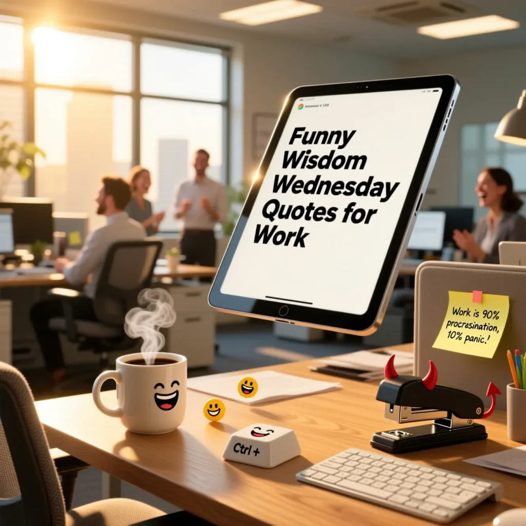 Funny Wisdom Wednesday Quotes for Work 