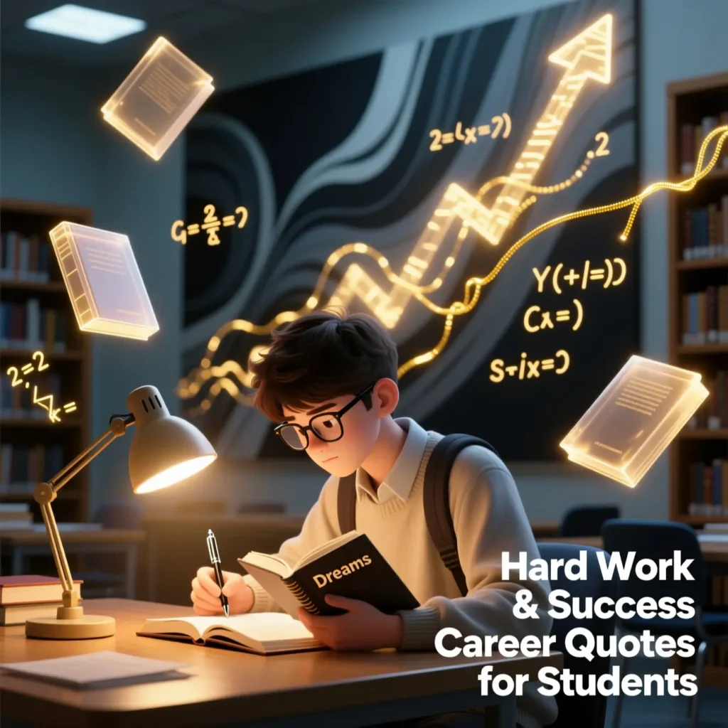 Hard Work & Success Career Quotes for Students 