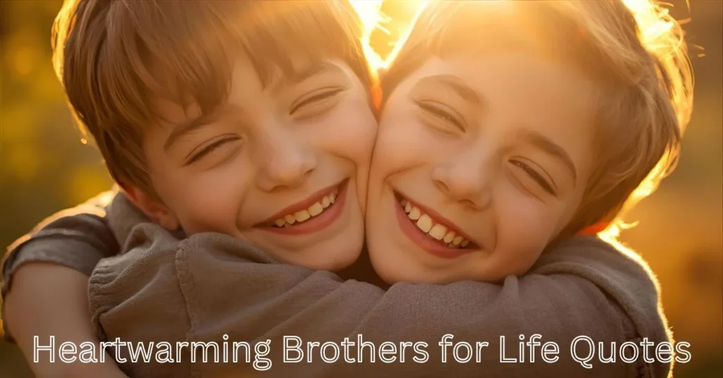 Heartwarming Brothers for Life Quotes