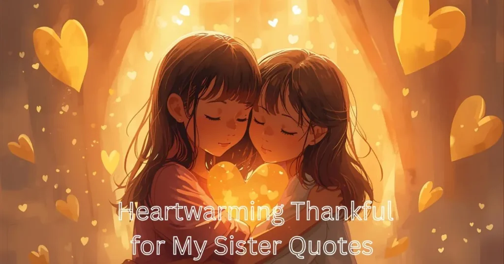 Heartwarming Thankful for My Sister Quotes