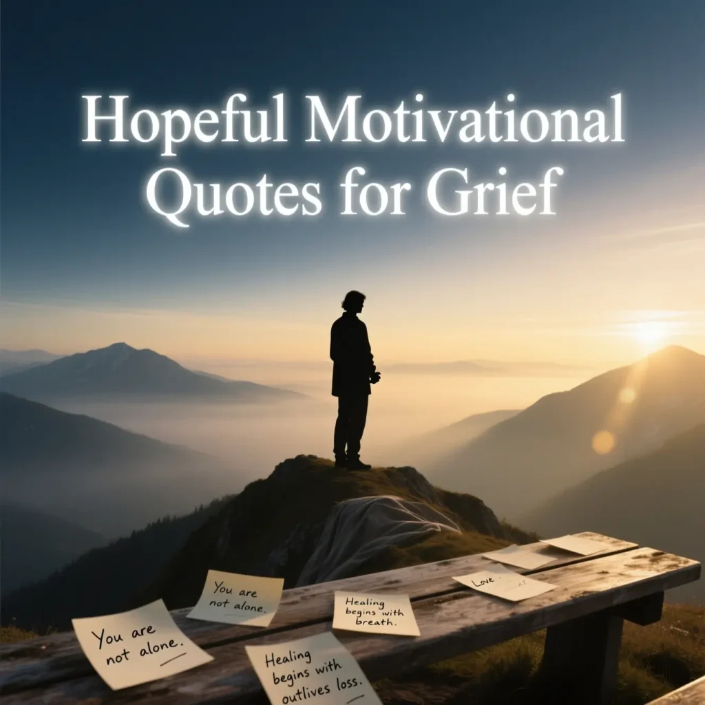 Hopeful Motivational Quotes for Grief 