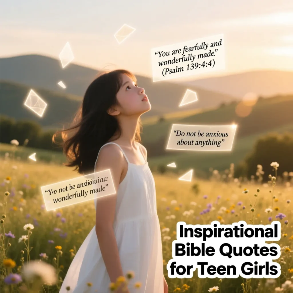 Inspirational Bible Quotes for Teen Girls 