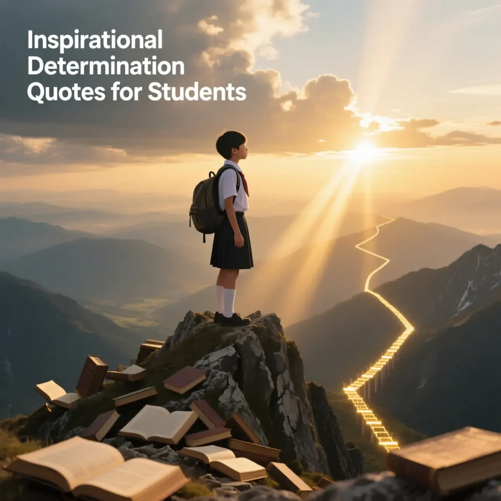 Inspirational Determination Quotes for Students 