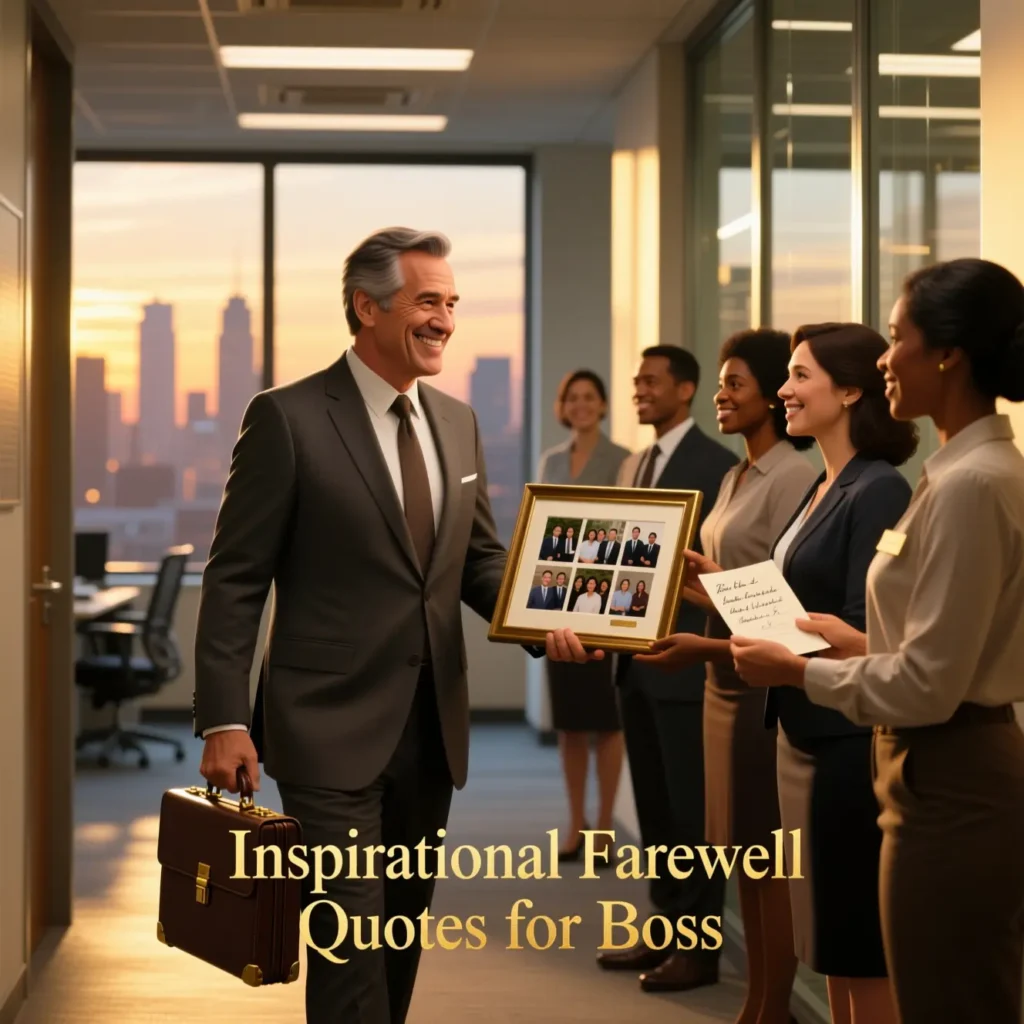 Inspirational Farewell Quotes for Boss