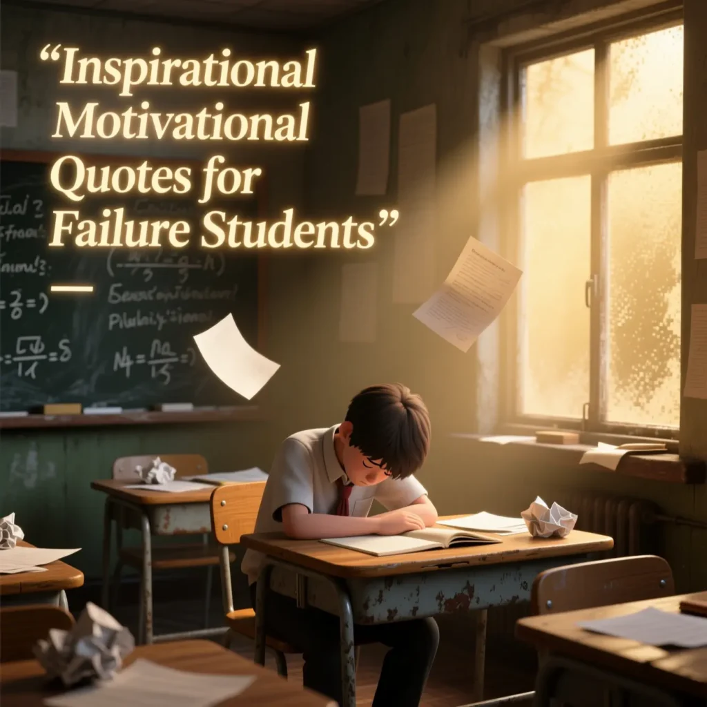  Inspirational Motivational Quotes for Failure Students