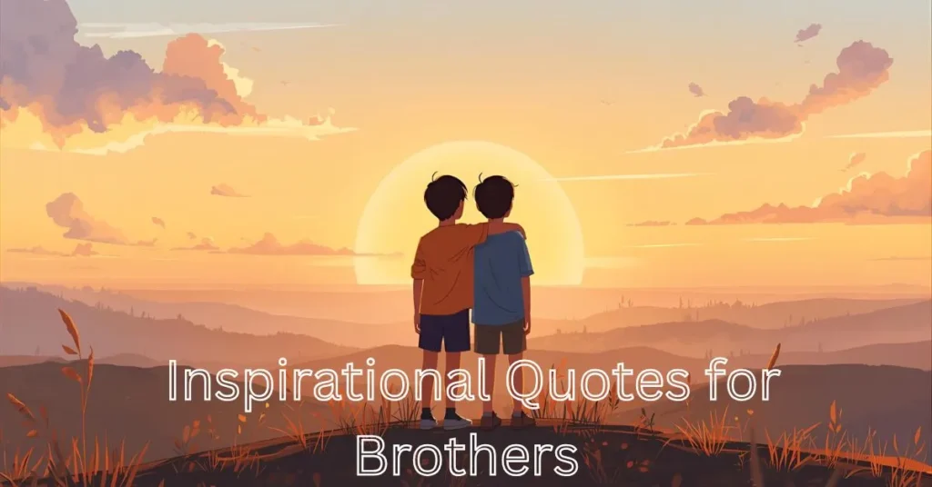 Inspirational Quotes for Brothers