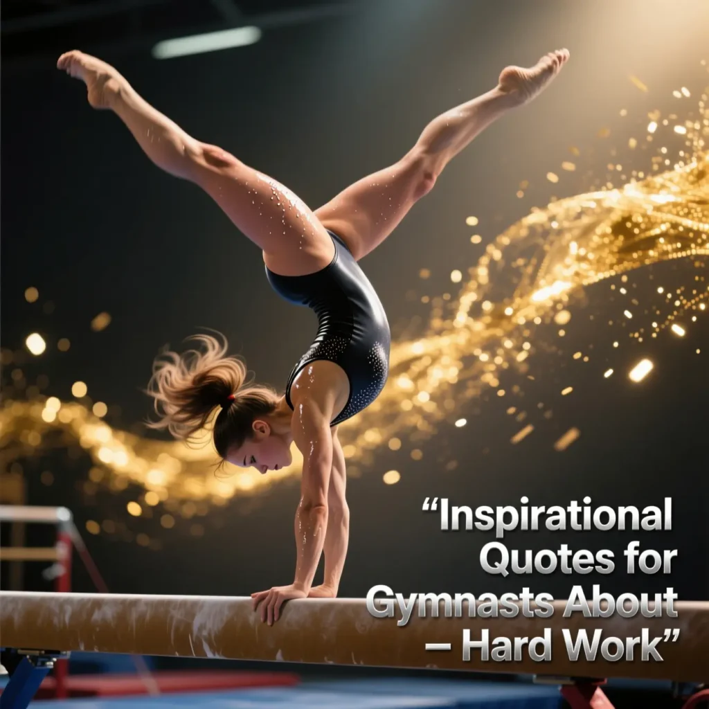 Inspirational Quotes for Gymnasts About Hard Work