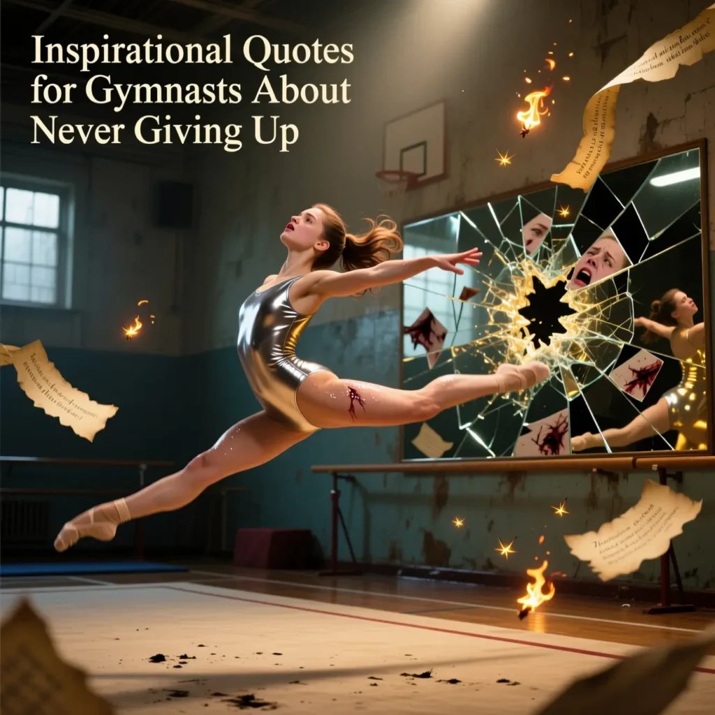 Inspirational Quotes for Gymnasts About Never Giving Up
