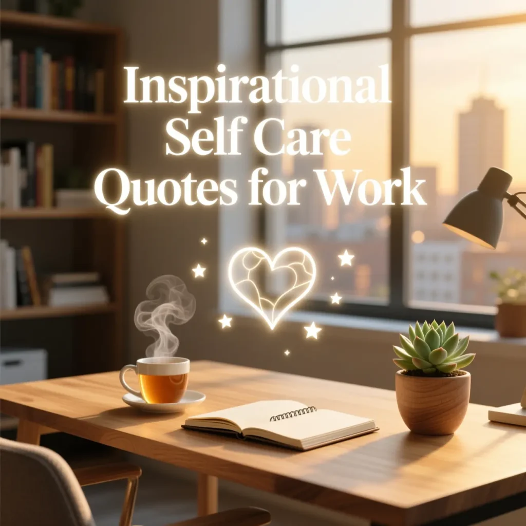 Inspirational Self Care Quotes for Work