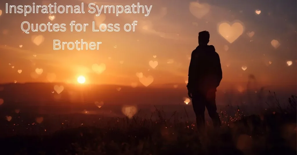 Inspirational Sympathy Quotes for Loss of Brother