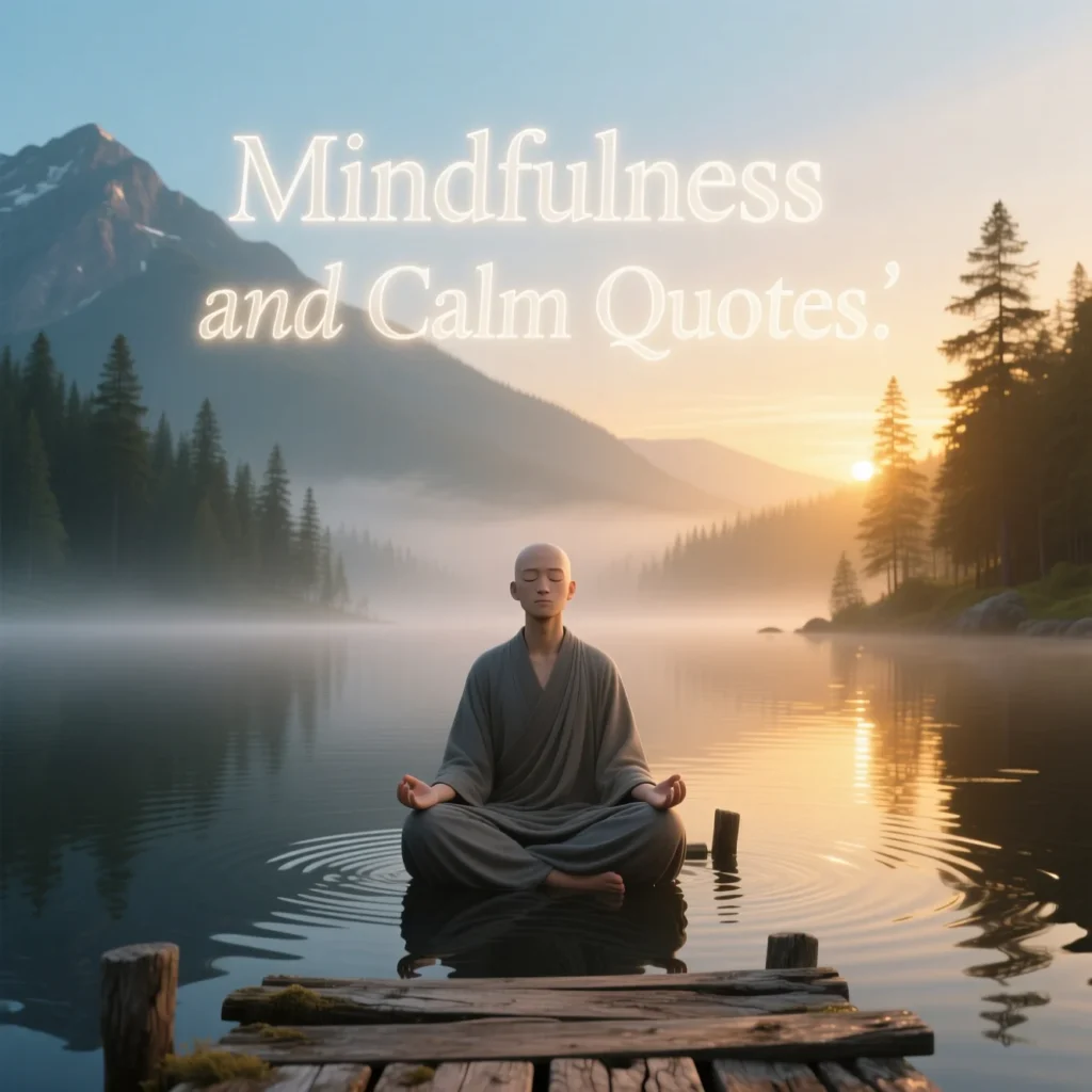 Mindfulness and Calm Quotes 