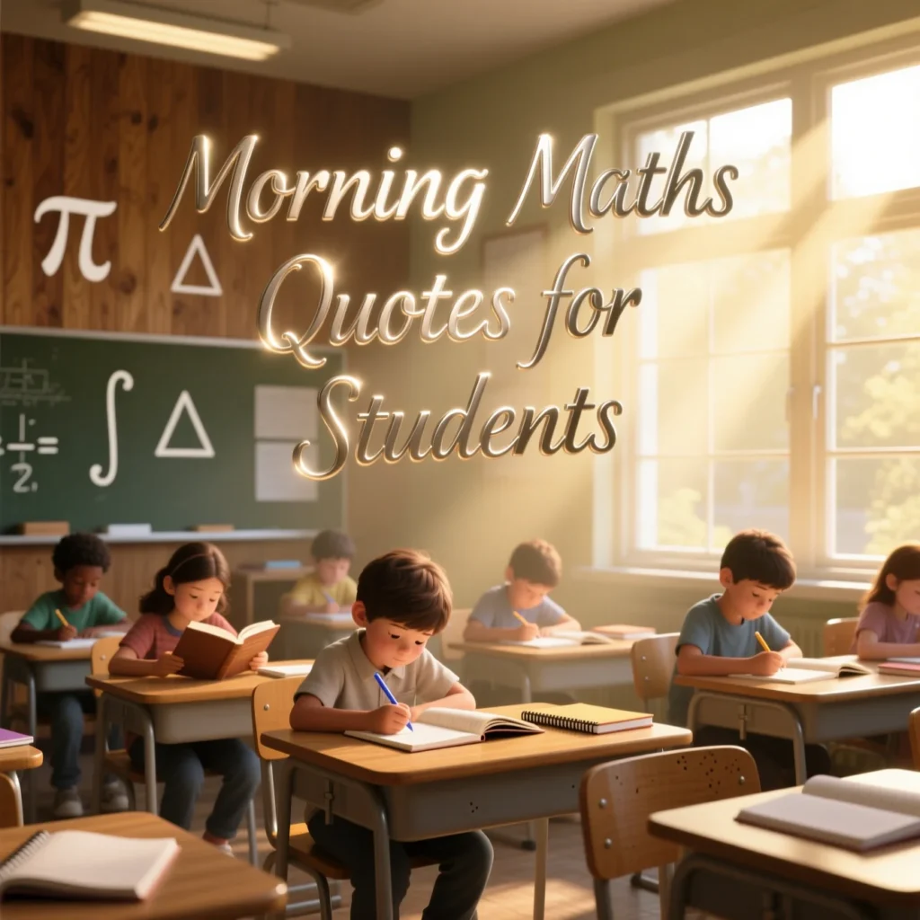 Morning Maths Quotes for Students 