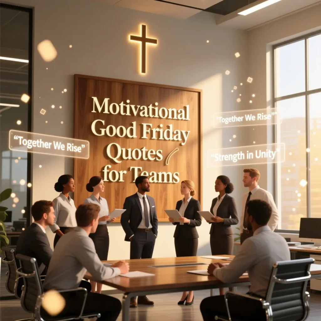 Motivational Good Friday Quotes for Teams 