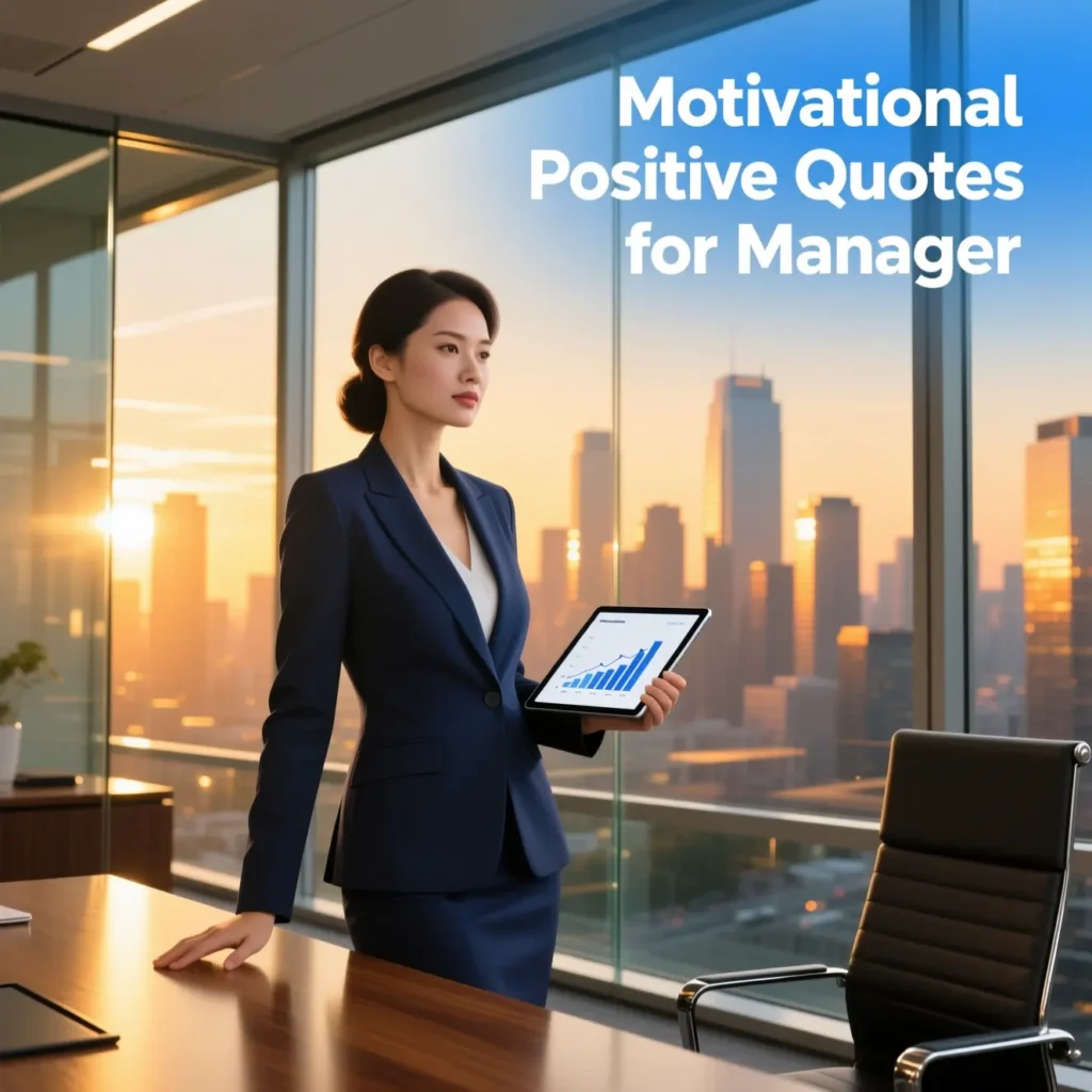Motivational Positive Quotes for Manager