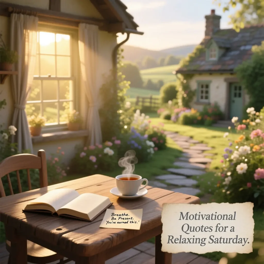 Motivational Quotes for a Relaxing Saturday 