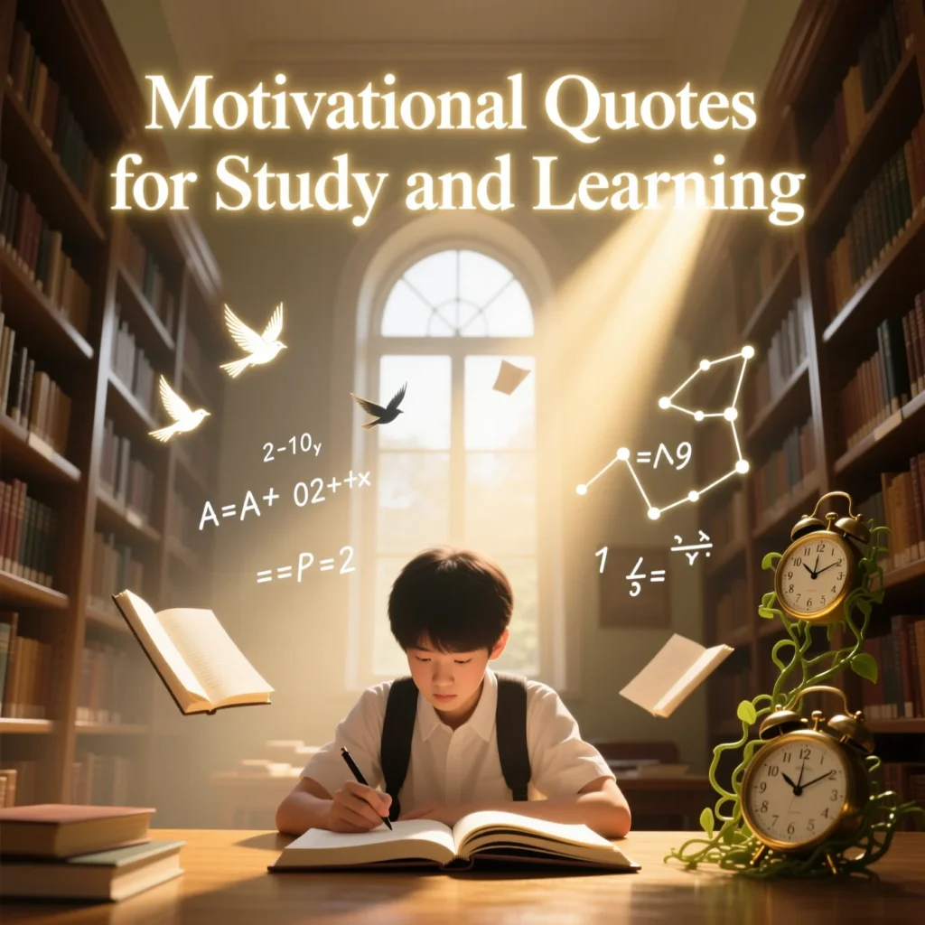 Motivational Quotes for Study and Learning