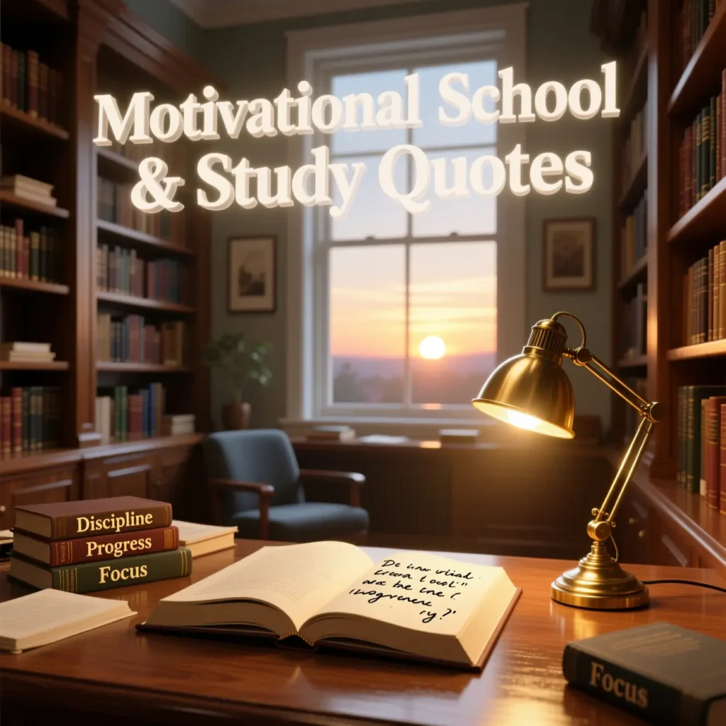  Motivational School & Study Quotes