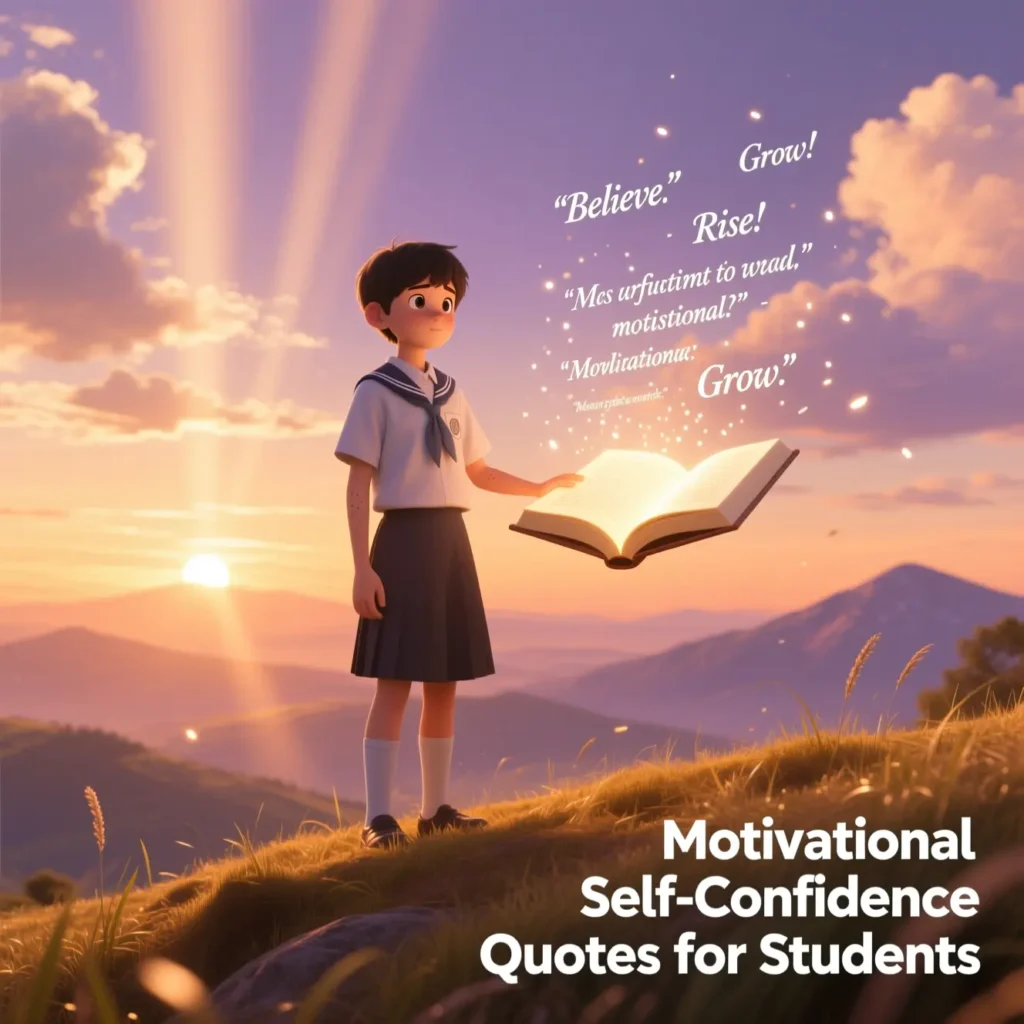 Motivational Self-Confidence Quotes for Students