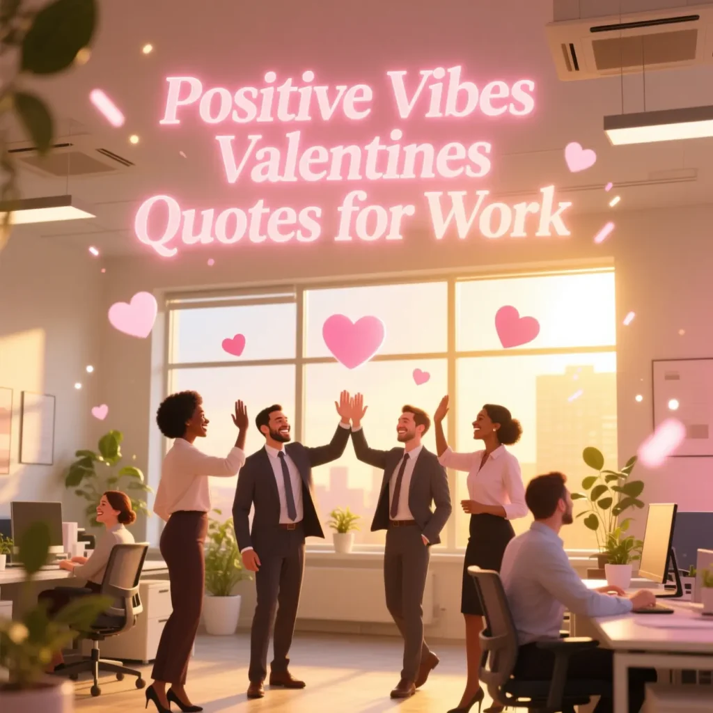 Positive Vibes Valentines Quotes for Work