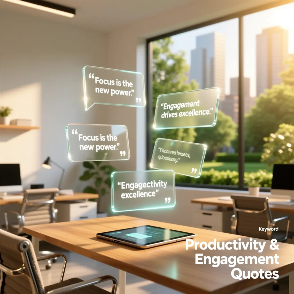 Productivity & Engagement Quotes